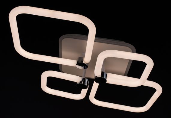 Люстра світлодіодна стельова LED світильник для квартири на стелю лед з пультом 26951 Білий 12х45х70 см. | Зображення 3