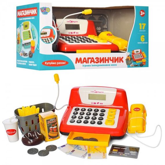 Дитячий ігровий касовий апарат Limo Toy 7016-1-UA