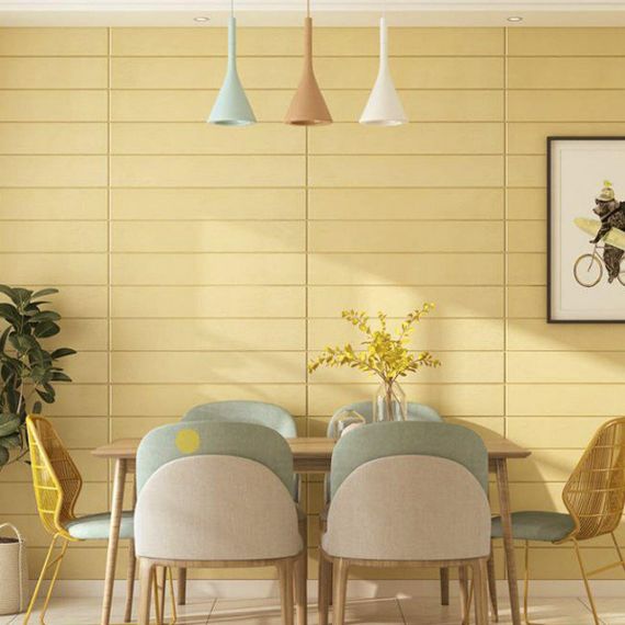 Самоклеюча 3D панель бежеве дерево 700х700х4мм (95) SW-00001371 | Зображення 2