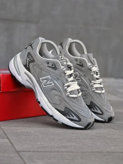 Кросівки New Balance весна-літо матеріал замш/шкіра/текстиль колір сірий | Зображення 3
