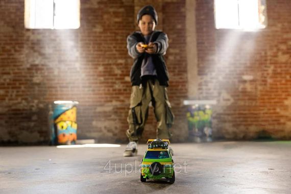 Черепашки-ниндзя Боевая машина Фургон доставки пиццы на радиоуправлении Оригинал TMNT Pizza Blaster RC Vehicle | Зображення 9