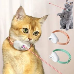 Нашийник з лазером для кішок Laser Projection Magical Temptation Рожевий