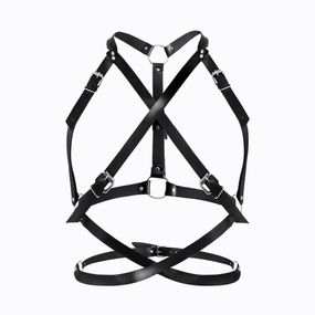 Портупея жіноча Art of Sex - Agnessa Leather harness, Чорний, XS-M