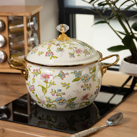 Емальована каструля об'ємом 5 літрів HP-2-112 | Зображення 5