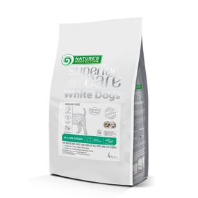 Корм Nature's Protection Superior Care White Dogs Grain Free Insect All Sizes and Life Stages сухой беззерновой для собак любого возраста с белой шерстью 4 кг