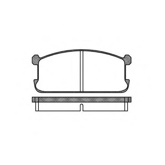 Гальмівні колодки Bosch дискові передні MITSUBISHI Colt/Galant/Lancer -92 0986469550 | Зображення 1