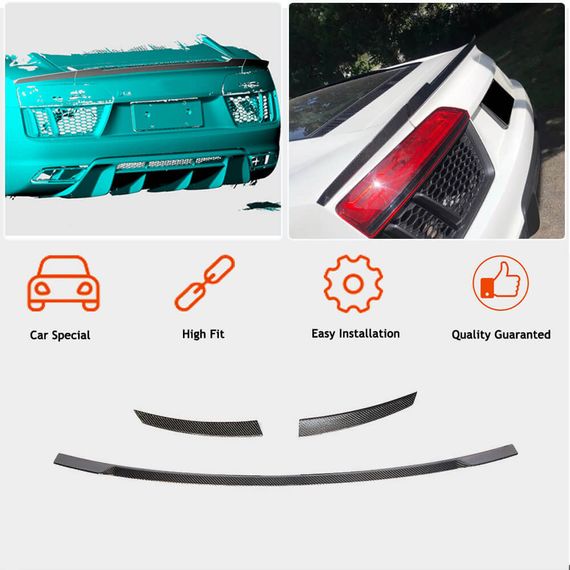 Спойлер V3 (Карбон) для Ауди R8 2015- рр | Зображення 1