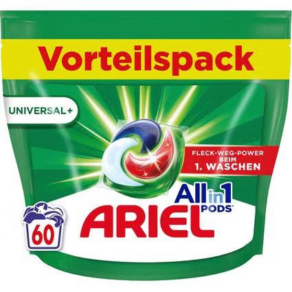 Капсули для прання ARIEL All-in-1 Pods (60 капсул) для прання кольорових і білих речей