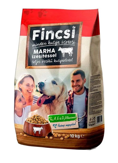 Сухий корм Fincsi для собак з яловичиною 10 кг