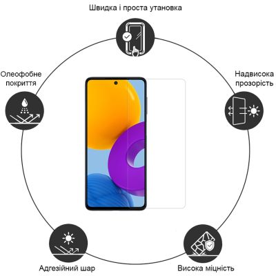 Стекло защитное Drobak OPPO A40 (383808) | Зображення 2