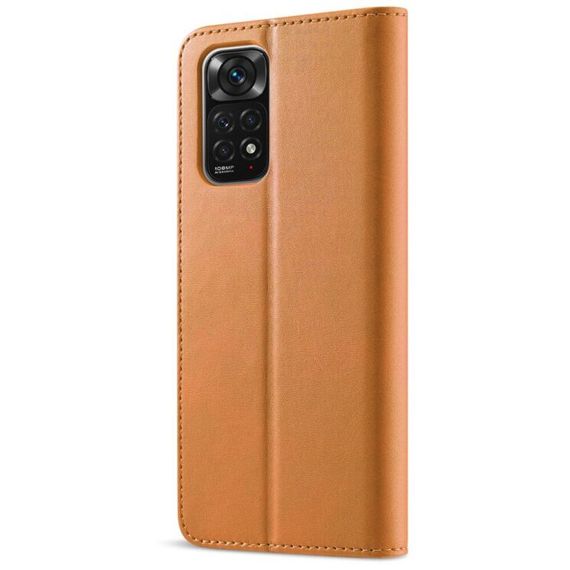 Чохол книжка iMeeke для Xiaomi Redmi Note 11 4G / 11s / Note 12s колір Коричневий | Зображення 5