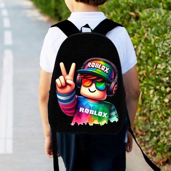 Рюкзак дитячий Роблокс 34х27 см ранець Roblox міський c принтом для хлопчика (00504)