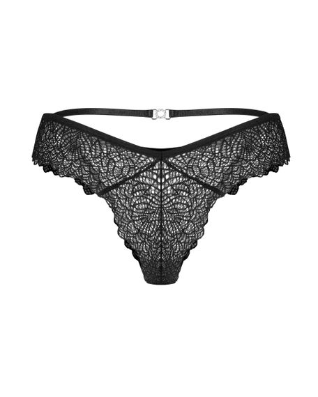 Трусики Obsessive ILIOSA PANTIES Черный L/XL | Зображення 4