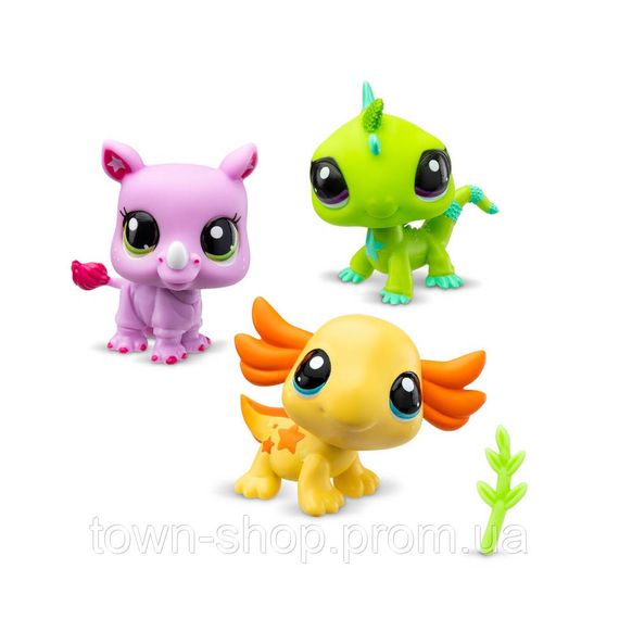 Игровой набор "Настроение дикой природы" Littlest Pet Shop 00557 аксессуары и 3 фигурки | Зображення 1
