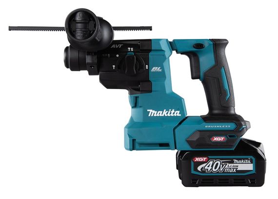 Перфоратор акумуляторний Makita HR010GZ (2.1 Дж, SDS-PLUS, XGT, BL, AWS, AVT, без акумуляторів та зарядного пристрою) | Зображення 4