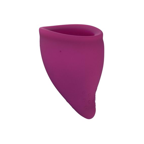 Менструальная чаша Fun Factory FUN CUP SIZE B, бордовая, многоразовая, диаметр 4,3 см, объем 30 мл | Зображення 2