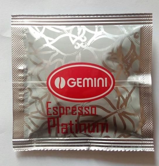 Кава в чалдах монодозах Gemini Espresso Platinum 100шт Джеміні Платинум | Зображення 1