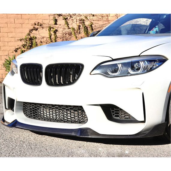 Накладка на передній бампер Карбон V7 (для F87) для BMW 2 серія F22/23 2014-2021 рр | Зображення 5