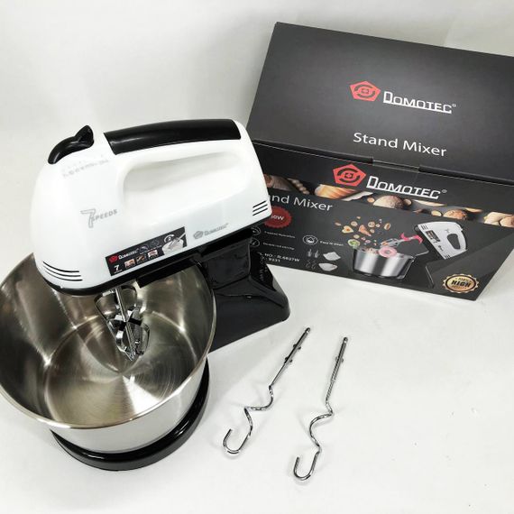 Миксер с насадкой для крема Domotec, Миксер для приготовления теста и кремов с двумя венчиками CR-24 | Зображення 8