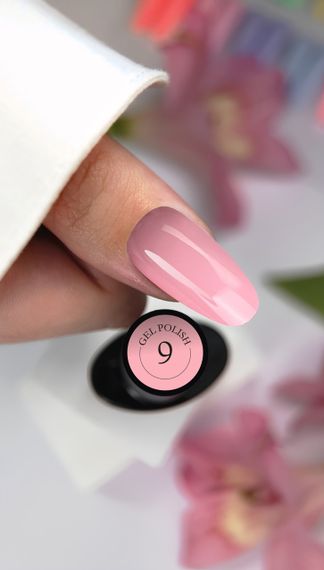 Гель-лак Crooz 09 (туманно-рожевий) 8мл | Зображення 3