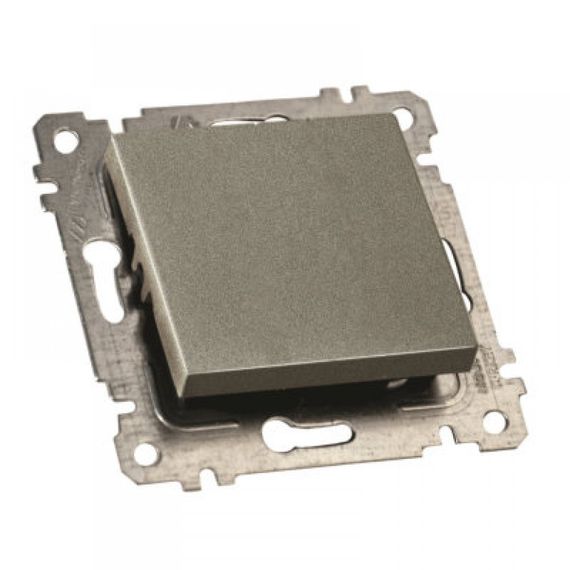 Механізм вимикача 1 кл, 10А, гв.мех., RITA, Mutlusan, "графіт", (арт.47-06-31)