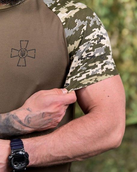 T-shirt ZSU olive pixel inserts PP7684 | Зображення 4