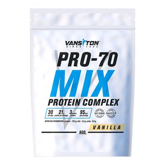 Протеїн Vansiton Mega Protein Pro-70 900 г Ваніль