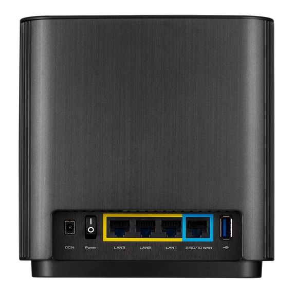 Маршрутизатор ASUS ZenWiFi XT8 1PK V2 black AX6600 3xGE LAN 1x2.5GE WAN 1xUSB3.1 WPA3 OFDMA MESH (90IG0590-MO3A10) | Зображення 3