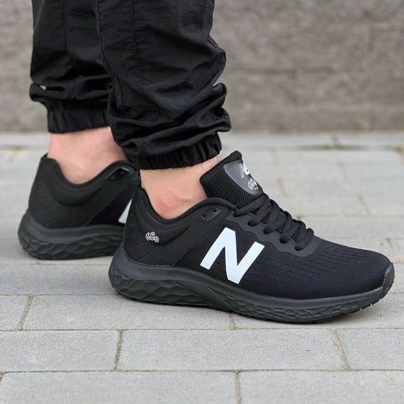 Кросівки літо New Balance колір чорний/білий | Зображення 2