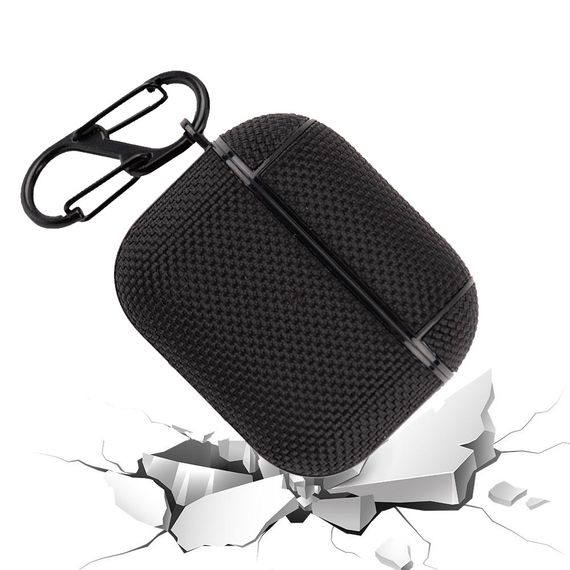 Чехол Primolux Nylon для наушников AirPods 3 (MME73) - Black | Зображення 1