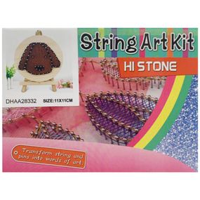 Детский набор для творчества стринг-арт "Песик" YG0115(28332) деревянная основа