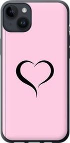 Чехол на iPhone 14 Plus Сердце 1 из силикона FCh_083290