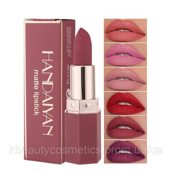 Матовая помада Handaiyan Velvet Matte Lipstick 06 Plum | Зображення 2