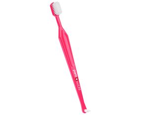 Зубна щітка ультрам’яка paro® toothbrush exS39 з монопучковою насадкою, рожева