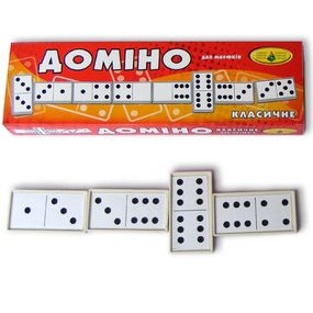 Настольная игра домино "Классическое" 87031, 28 элементов