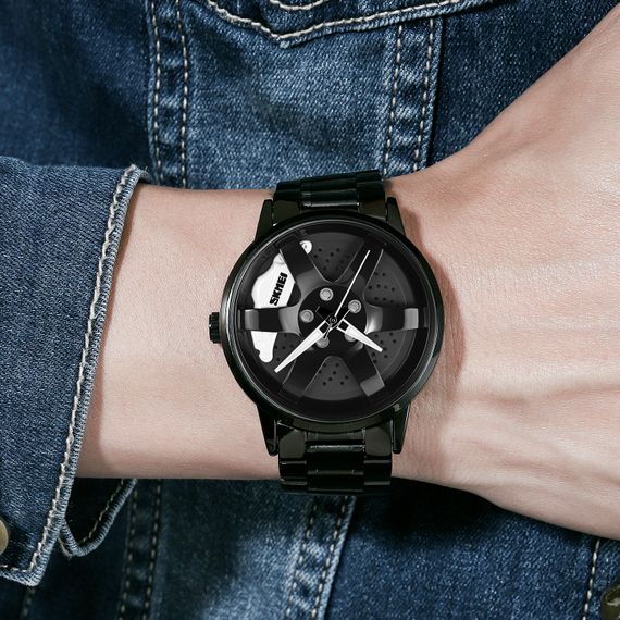 Чоловічий годинник Skmei 1824BK Black | Зображення 2