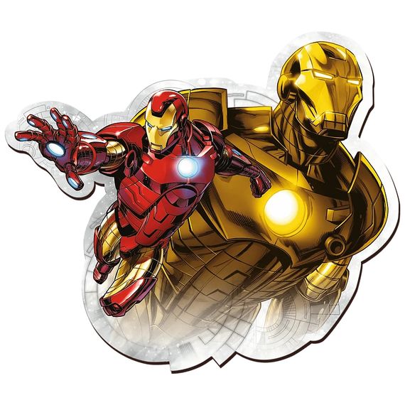 Пазл Trefl Wooden Marvel Heroes Відважна залізна людина 160 елементів (5900511201833) | Зображення 1