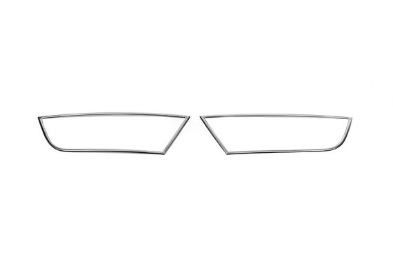 Накладки на ПТФ (2 шт) OmsaLine - Итальянская нержавейка для Skoda Octavia III A7 2013-2019 гг | Зображення 1