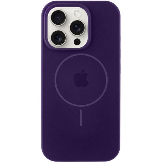 Чохол Silicone Case Full Protective (AA) with MagSafe для Apple iPhone 16 Pro Max (6.9") Фіолетовий / Amethyst