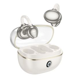 Беспроводные наушники BOROFONE FQ5 Spirit clip-on true wireless BT headset Milky white