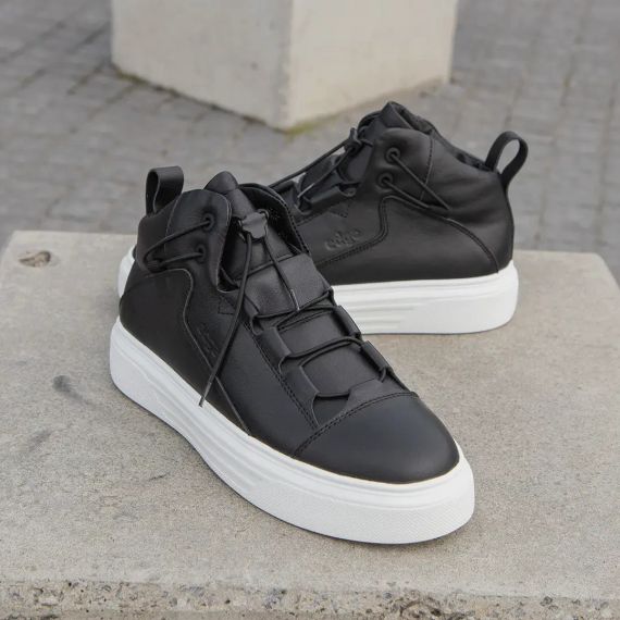 Чорні шкіряні черевики для чоловіків 43 розмір | Зображення 6