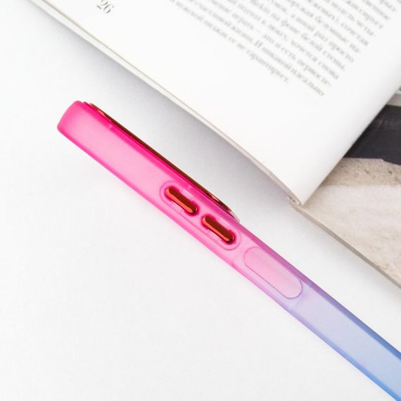 Чохол TPU+PC Fresh sip series для Xiaomi Redmi Note 12 4G Синій / Рожевий | Зображення 3