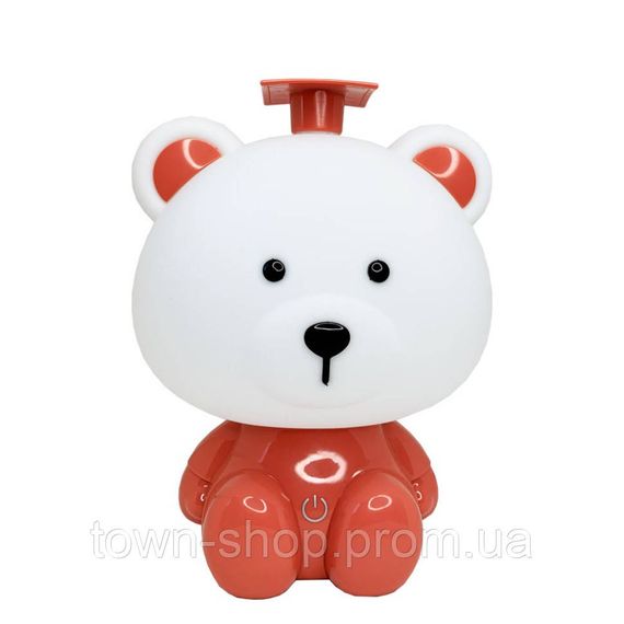 Ночник детский "Медведь" MGZ-1406(Coral) сетевой, питание от USB