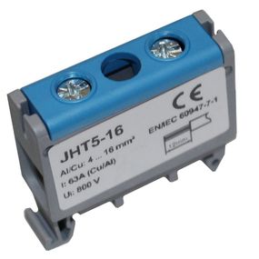 Клема силова СКНГ-JHT5-16 4-16мм2 63А "N" синій Ny95506541