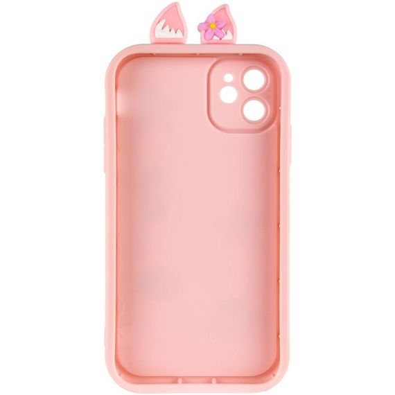 Чехол TPU Toys Case with Ears для Apple iPhone 12 (6.1") Light Pink | Зображення 2