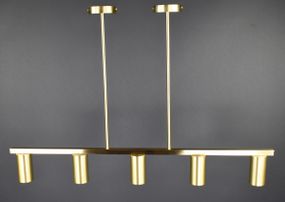 Люстра стельова на 5 лампочок 27723 Латунь 35-65х10х101 см.