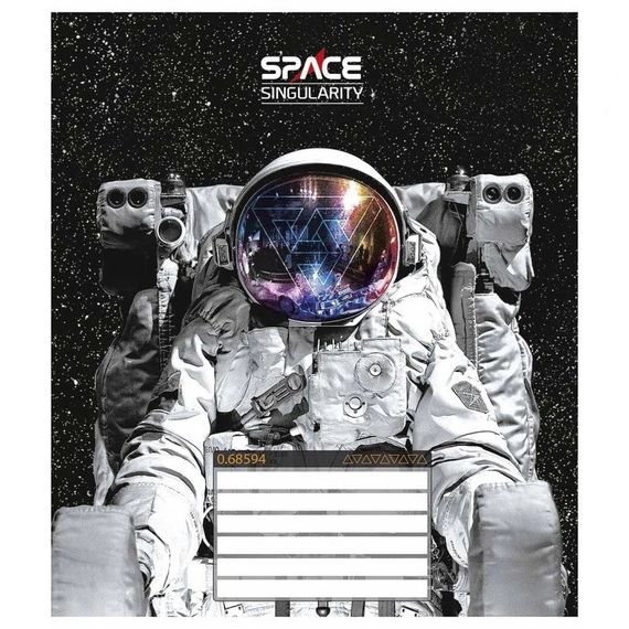 Зошит учнівський "Space singularity" 024-3384L-1 в лінію, 24 аркушів