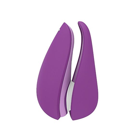 Вакуумний кліторальний стимулятор Womanizer Liberty 2 Purple, 8 режимів, магнітна кришечка | Зображення 3