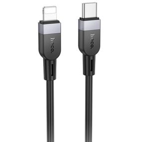 Дата кабель Hoco X109 Energy silicone Type-C to Lightning (3m) Black
