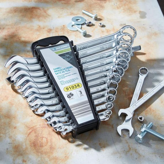 Набор гаечных ключей WORKZONE XL 25 шт. (6–32 мм) | Зображення 9